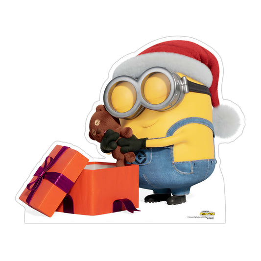 SC4182 Minion Bob Xmas Cardboard Cut Out Height 71cm