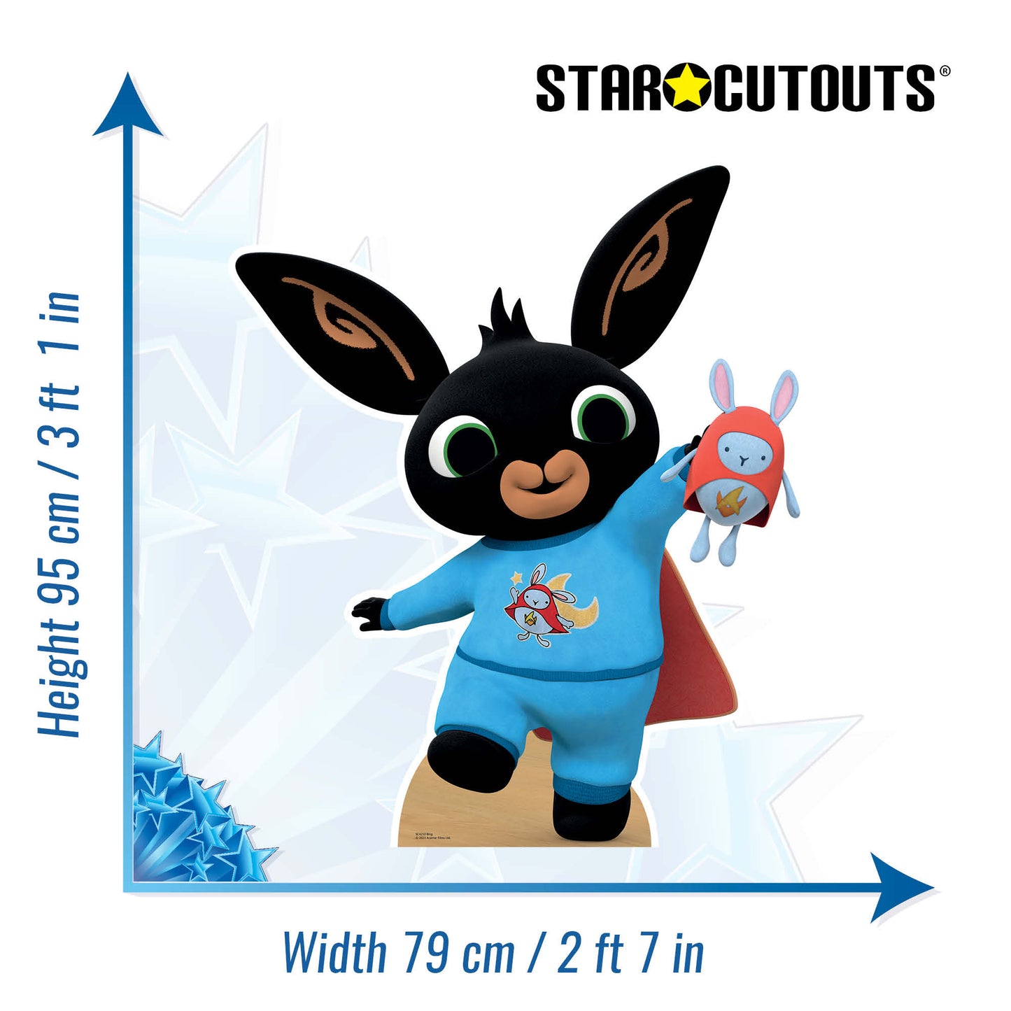 SC4210 Bedtime Bing Cardboard Cut Out Height 95cm