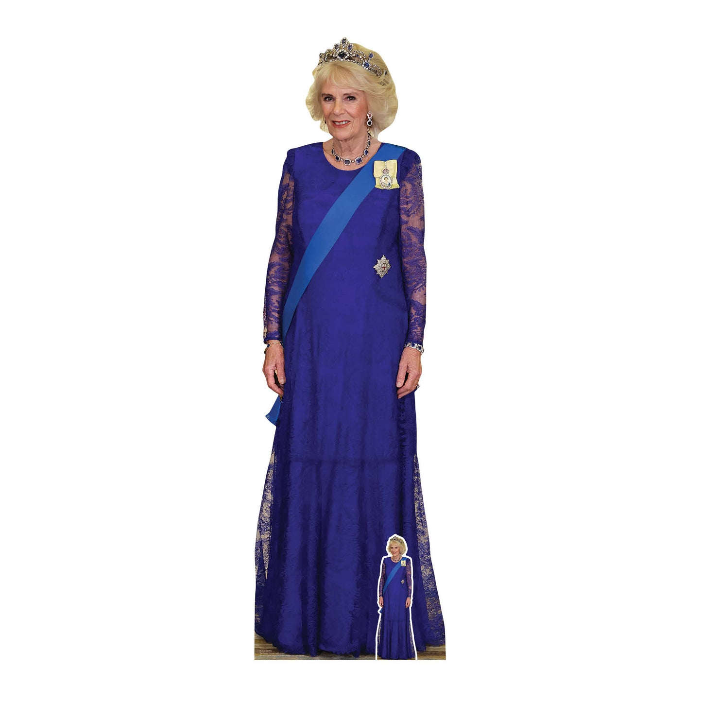 SC4232 Camilla The Queen Consort with Crown Cardboard Cut Out Height 176cm