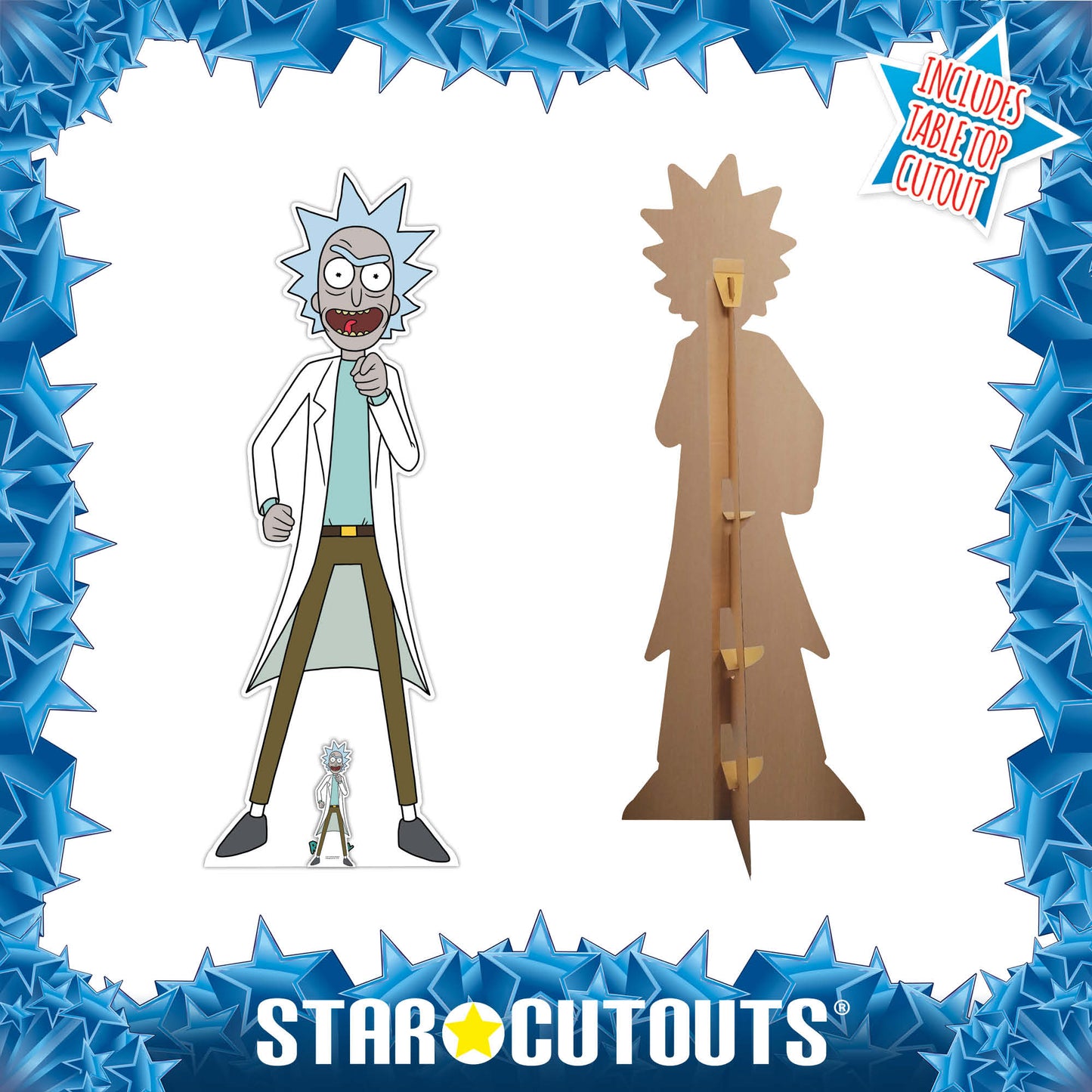 SC4261 Rick Sanchez Scientist Rick and Morty  Cardboard Cut Out Height 195cm