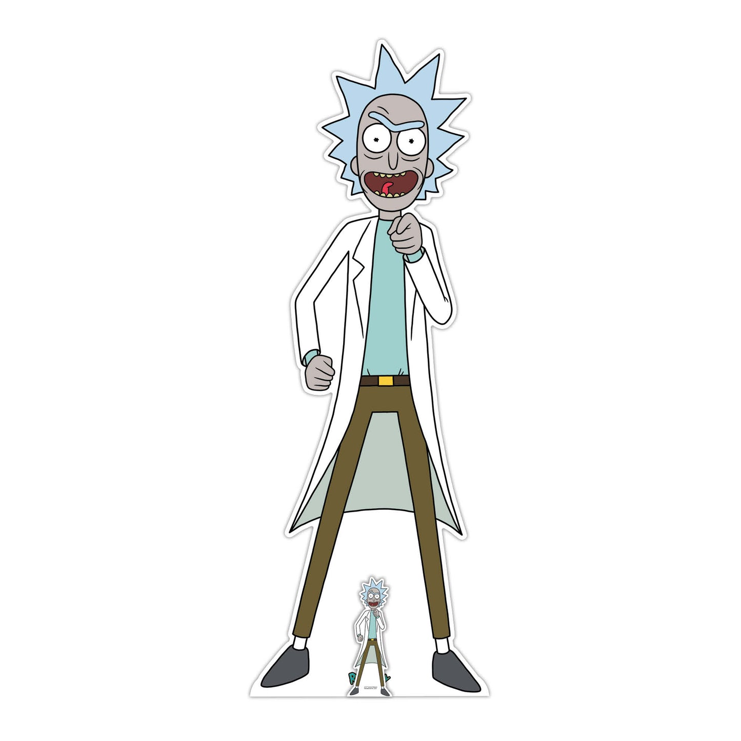 SC4261 Rick Sanchez Scientist Rick and Morty  Cardboard Cut Out Height 195cm