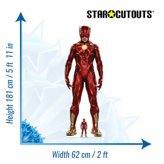 SC4267 The Flash DC Ezra Miller Live Action 2023 Cardboard Cut Out Height 181cm