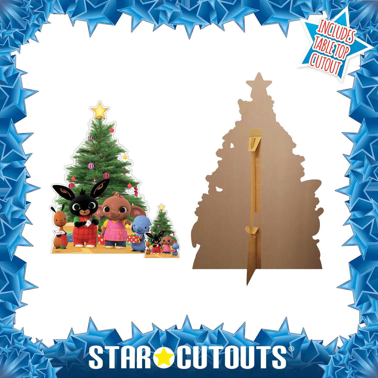 SC4335 Bing Christmas Cardboard Cut Out Height 136cm