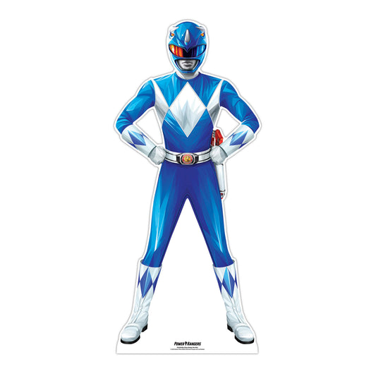 SC4340 Power Ranger Blue Star-Mini Cardboard Cut Out Height 95cm