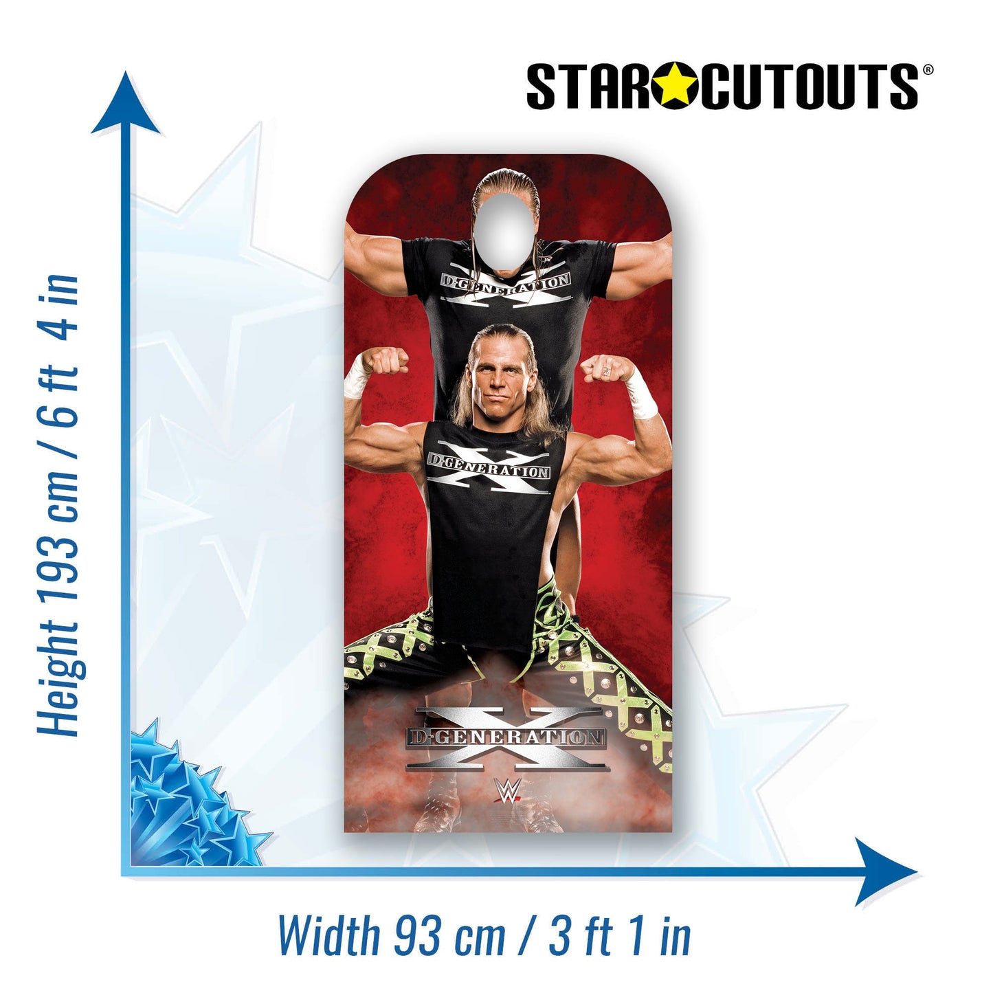 SC4347 D-Generation X WWE Stand In Cardboard Cut Out Height 193cm