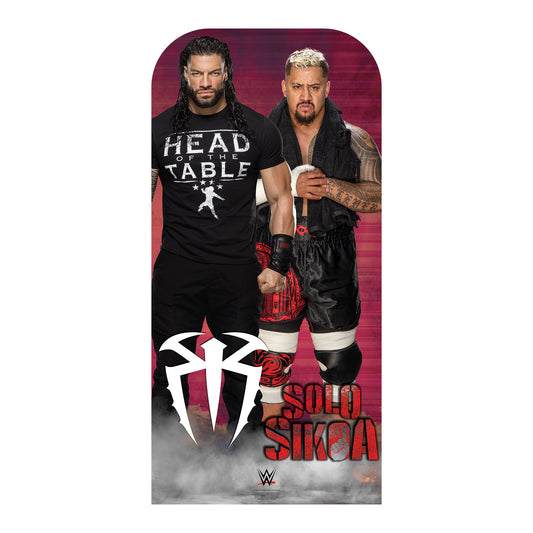 SC4365 Reigns and Sikoa WWE Stand In Cardboard Cut Out Height 193cm