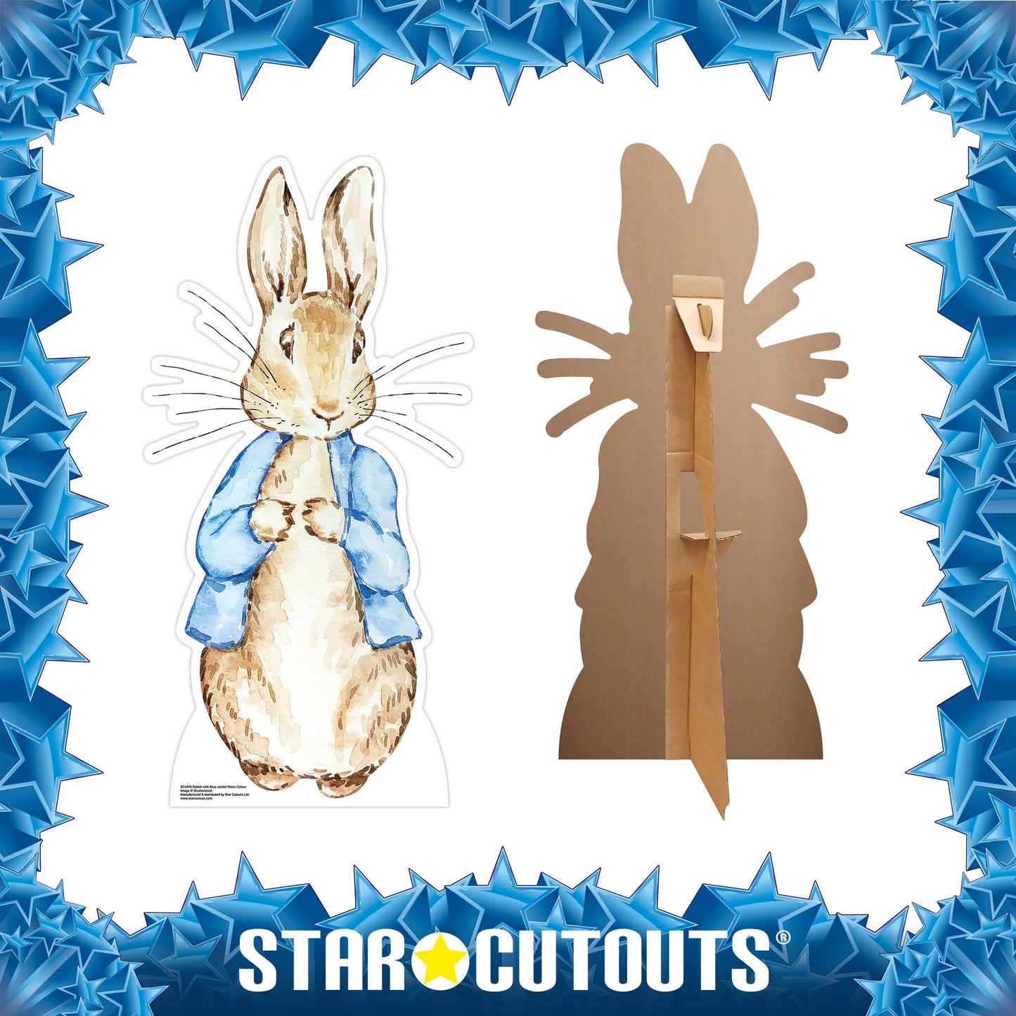 SC4440 Rabbit Blue Jacket Cardboard Cutout Height 93cm