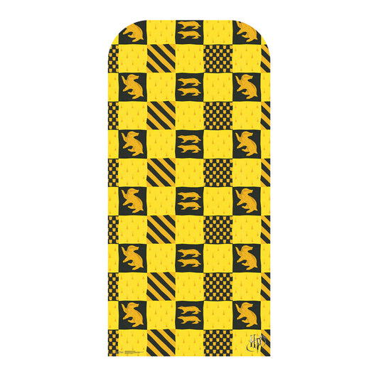 SC4448 Hufflepuff Hogwarts House  Backdrop -  Sailboard Harry Potter Cardboard Cut Out Height 193cm
