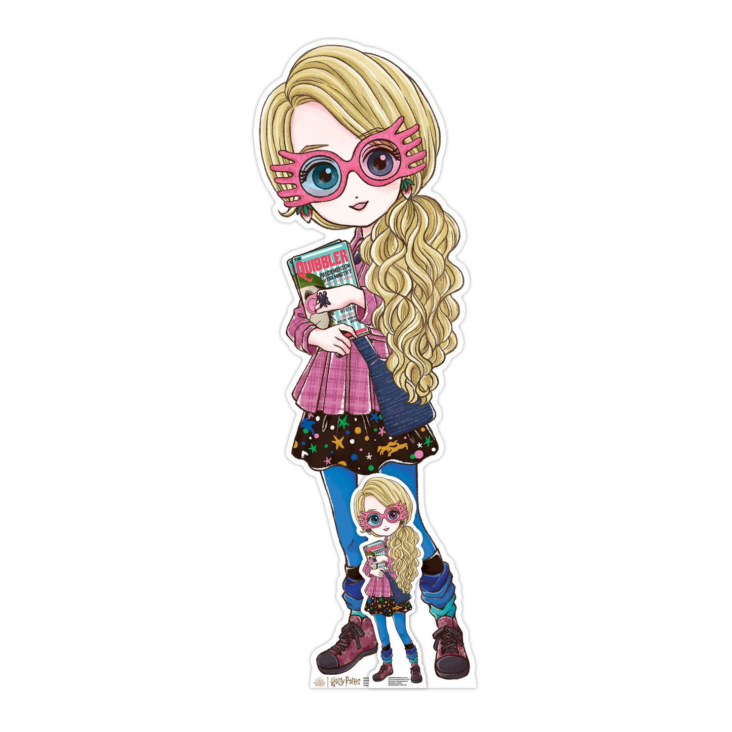 SC4456 Cute Luna Lovegood Animated Cardboard Cut Out Height 92cm