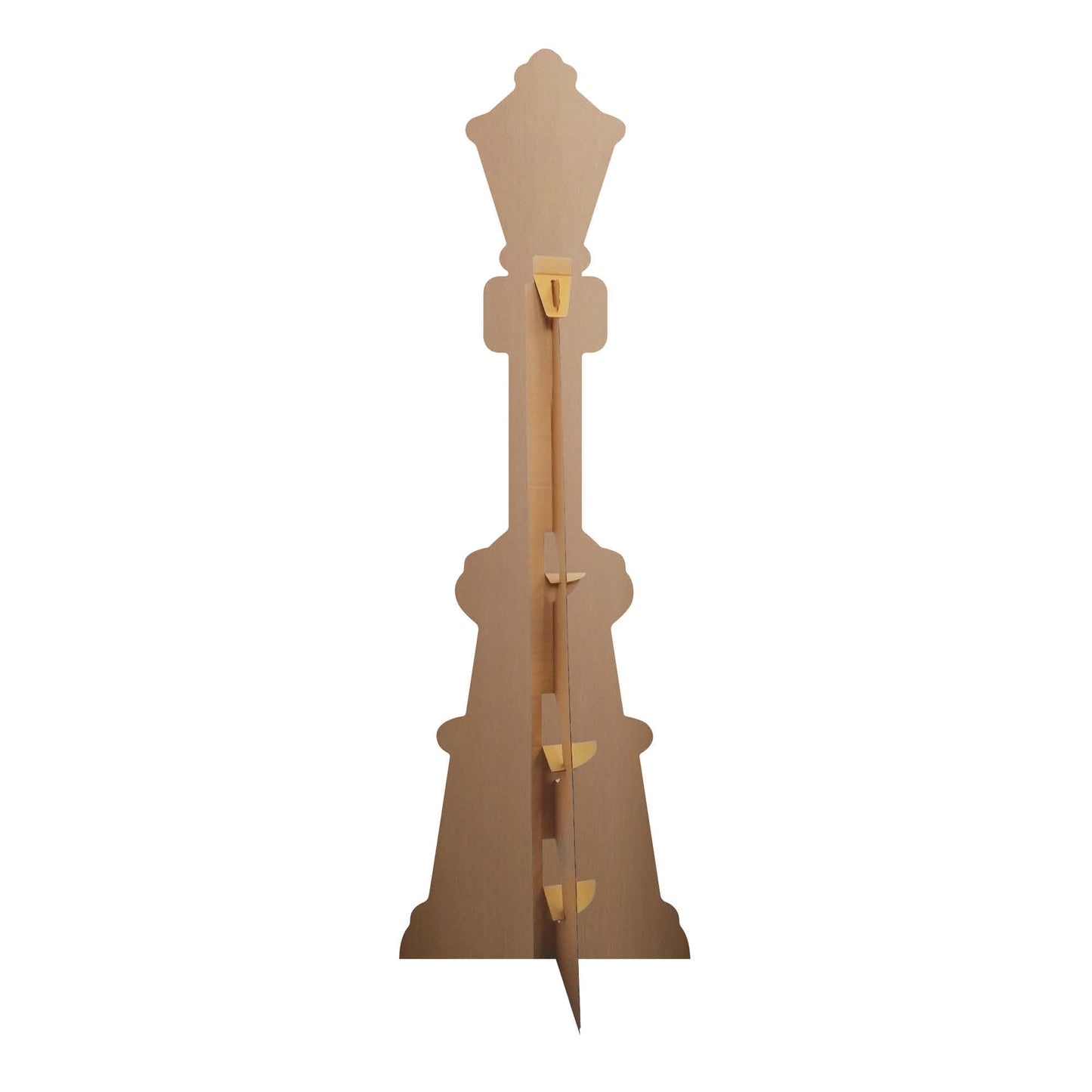 SC4458 Victorian Era Lampost Blank Sign Cardboard Cutout Height 189cm