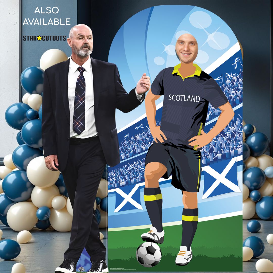 SC4470	Scotland World Cup 2026  Football Stand-In Cardboard Cutout Height 190cm