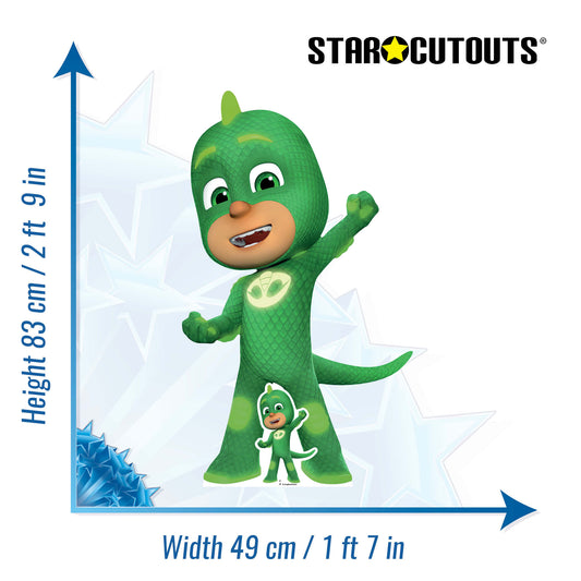 SC4502 PJ Masks Gekko  Cardboard Cut Out Height 83cm