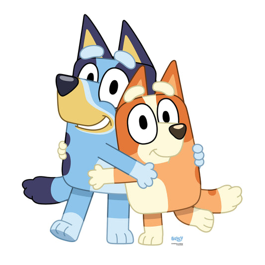 SC4558 Bluey and Bingo Cardboard Cut Out Height 91cmBluey Cardboard Cutout UK | Life Size Party Decoration