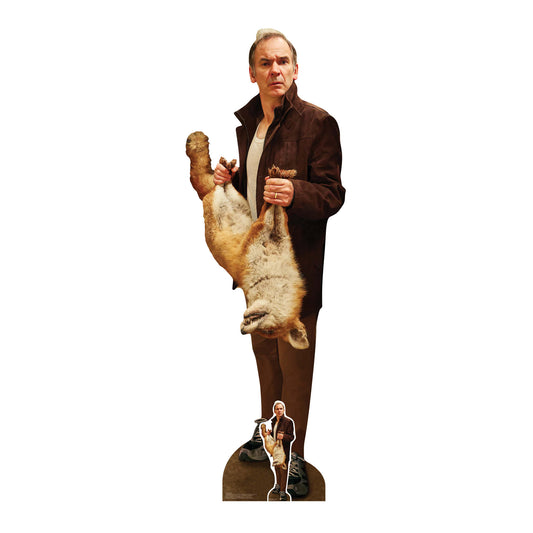 SC4666 Martin with Fox Friday Night Dinner Cardboard Cut Out Height 181cm