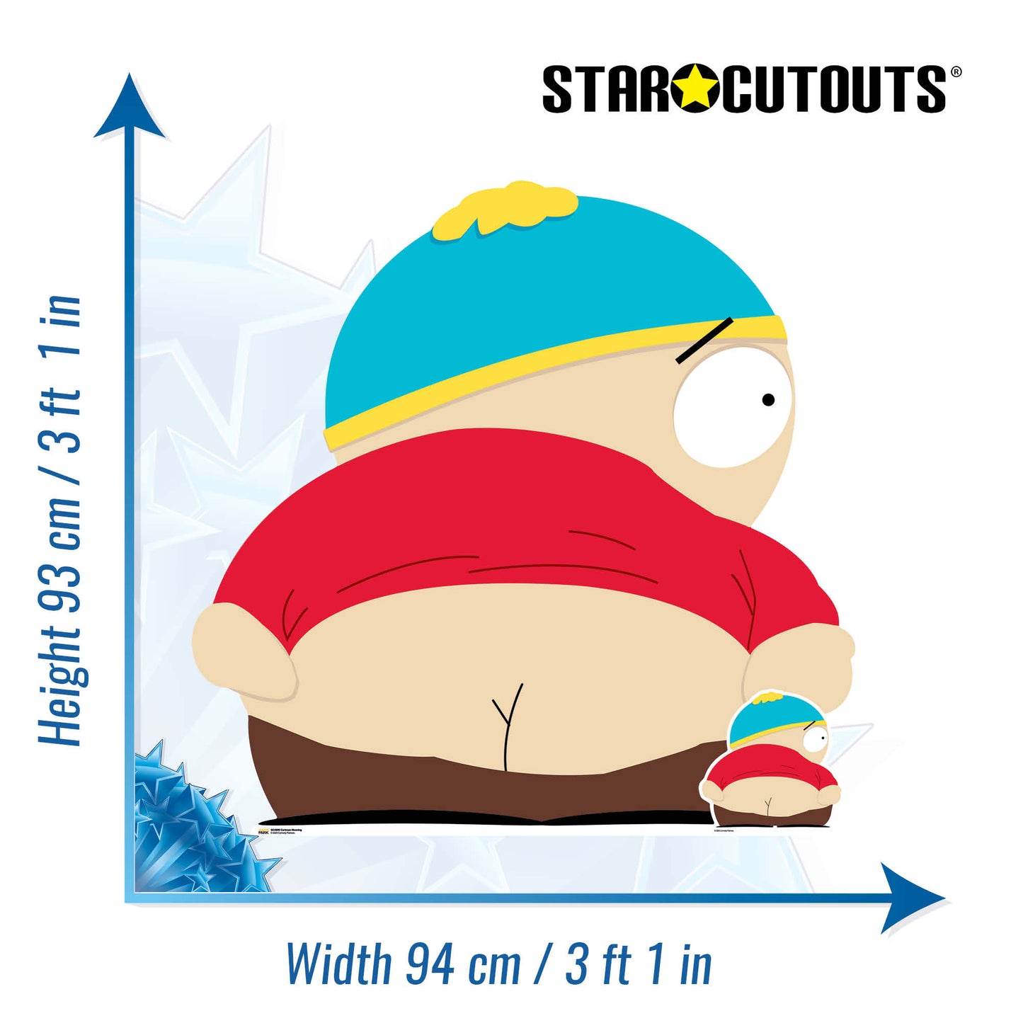 SC4699 South Park Cartman Mooning  Cardboard Cut Out Height 93cm
