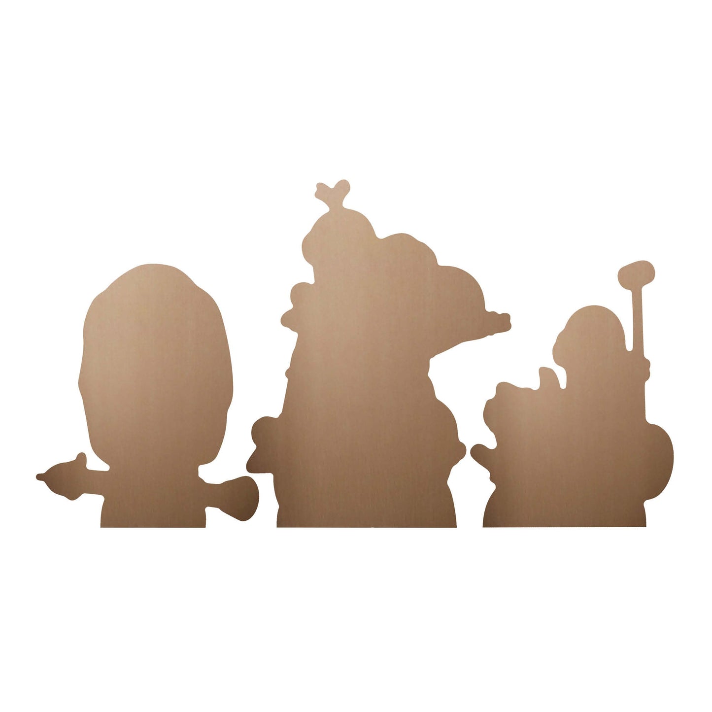 SC4745 Minions British Invasion Three Small Cardboard Cutouts Shelf Top Pack  Height 28cm