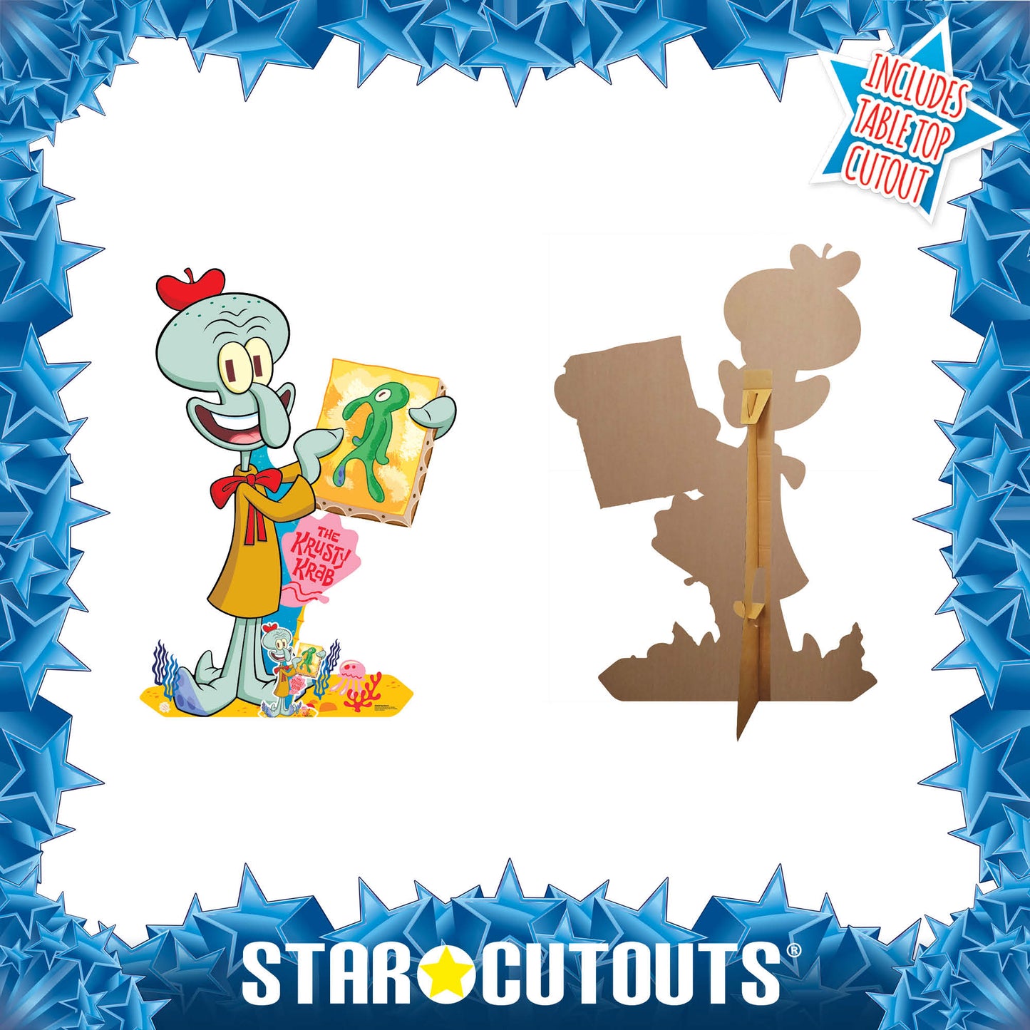 SC4759 Squidward SpongeBob Cardboard Cutout Height 135cm