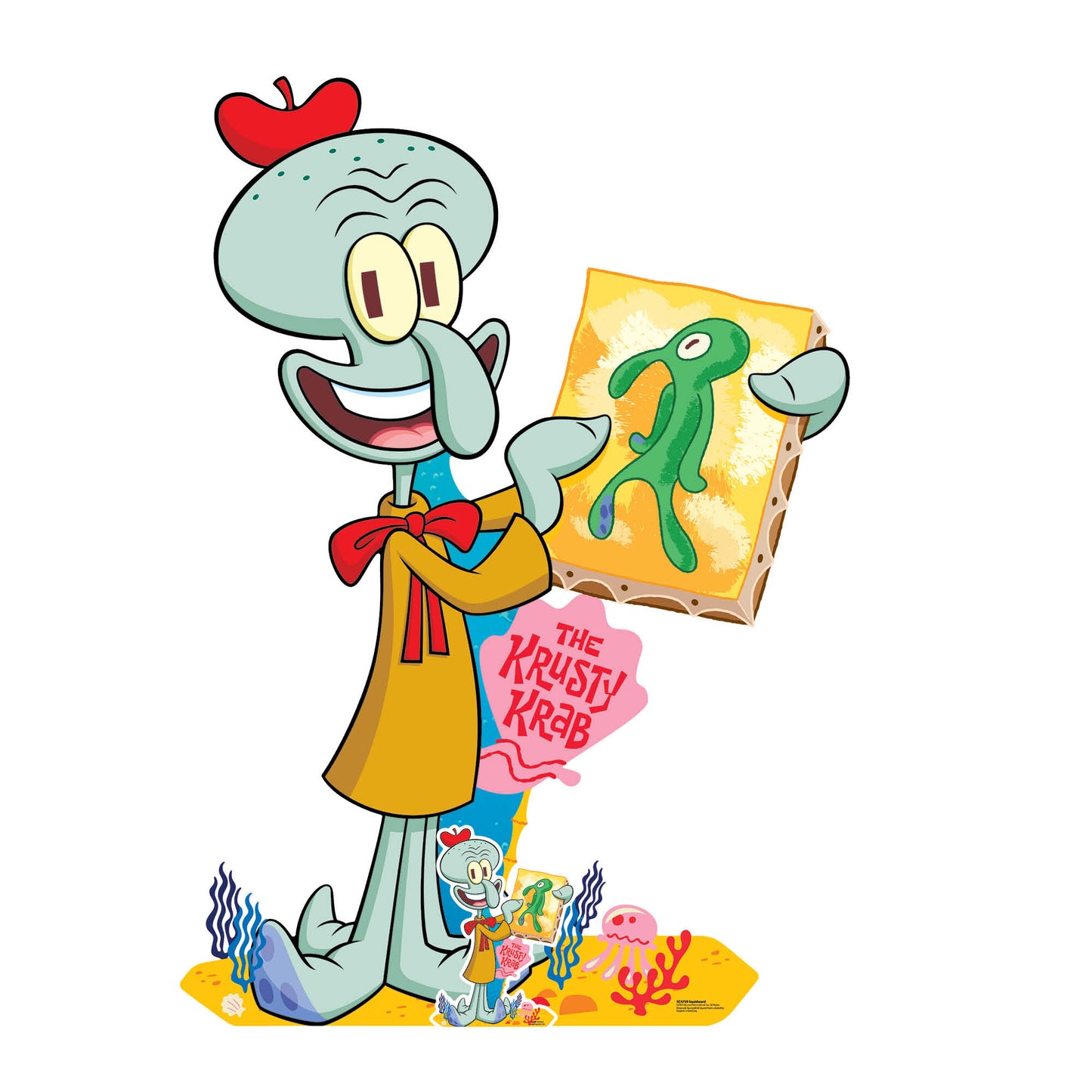 SC4759 Squidward SpongeBob Cardboard Cutout Height 135cm