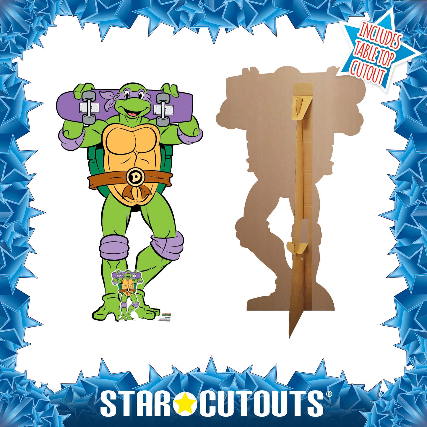 SC4764 TMNT Donatello Teenage Mutant Ninja Turtles  Cardboard Cutouts Height 135cm