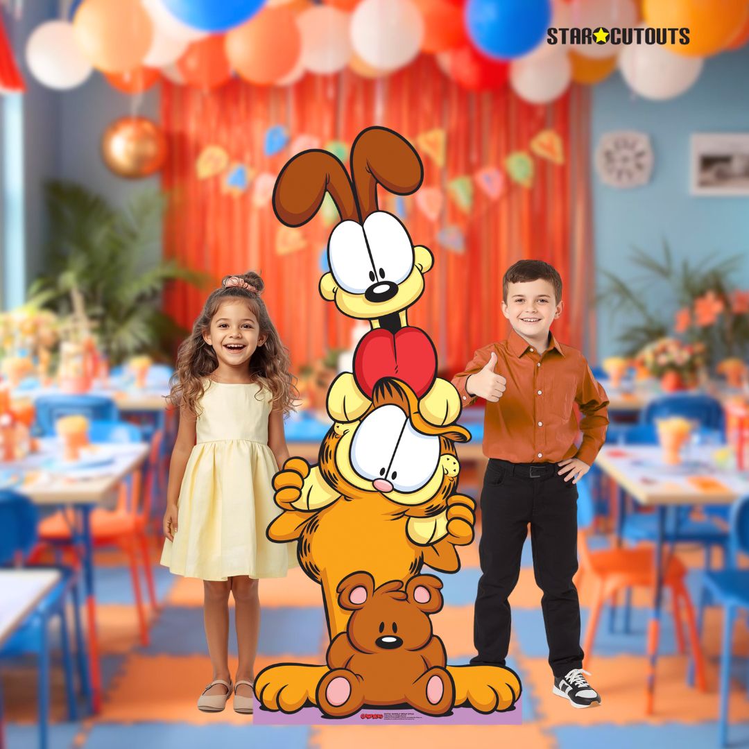 SC4780 Garfield Group Stack Cardboard Cutouts Height 191cm