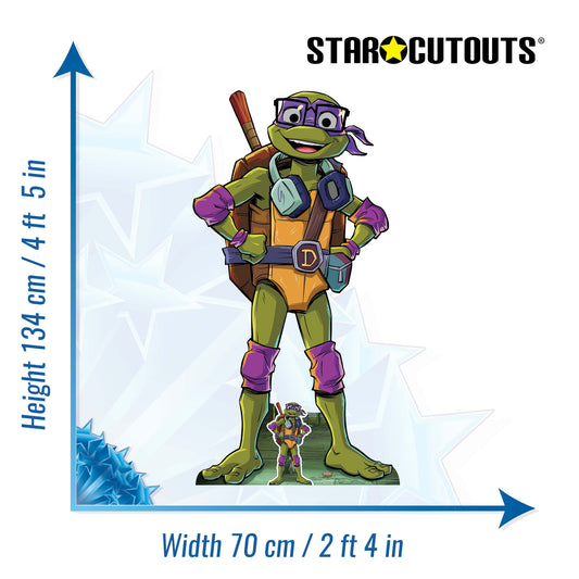 SC4802 Tales of Teenage Mutant Ninja Turtles TMNT  Donatello Medium Cardboard Cutout Height 134cm