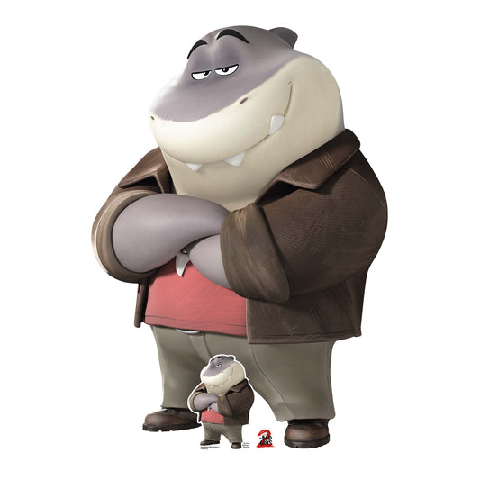 SC4808 Mr Shark The Bad Guys 2 Cardboard Cut Out Height 136cm