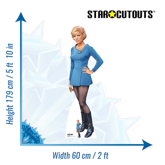 SC4819 Christine Chapel Star Trek Cardboard Cutout Height 179cm