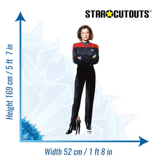 SC4822 Kathryn Janeway Star Trek Cardboard Cutout Height 169cm