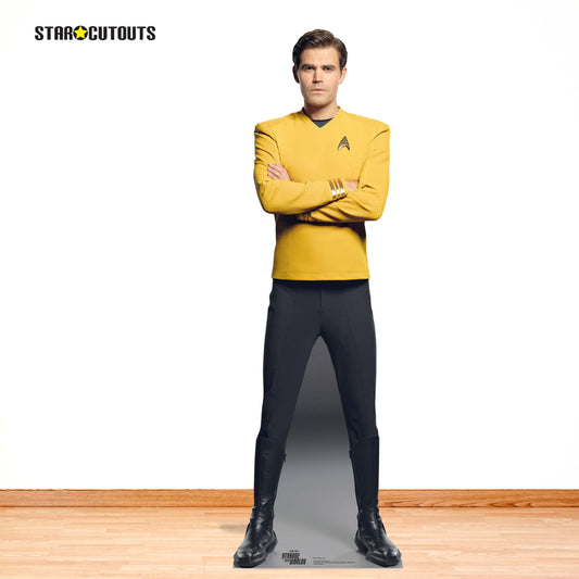 SC4833 James T Kirk Paul Wesley Cardboard Cut Out Height 180cm