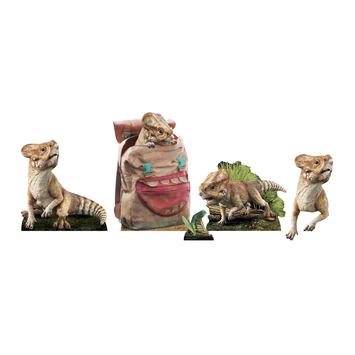 SC4860 Aquilops Dinosaur Jurassic World Rebirth  Multi Pack Bundle Cardboard Cut Out Height 48cm