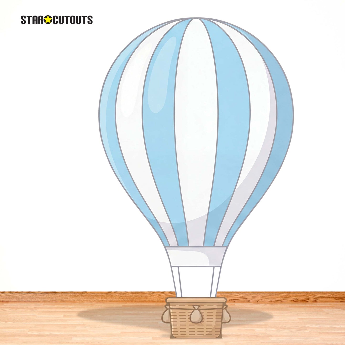 SC4863 Blue Hot Air Balloon Cardboard Cutout Height 92cm