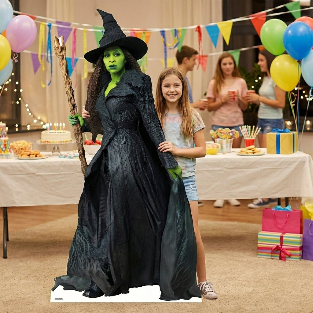 SC4881 Wicked for Good Movie Elphaba Witch Life Sized Cardboard Cutout Height 180cm
