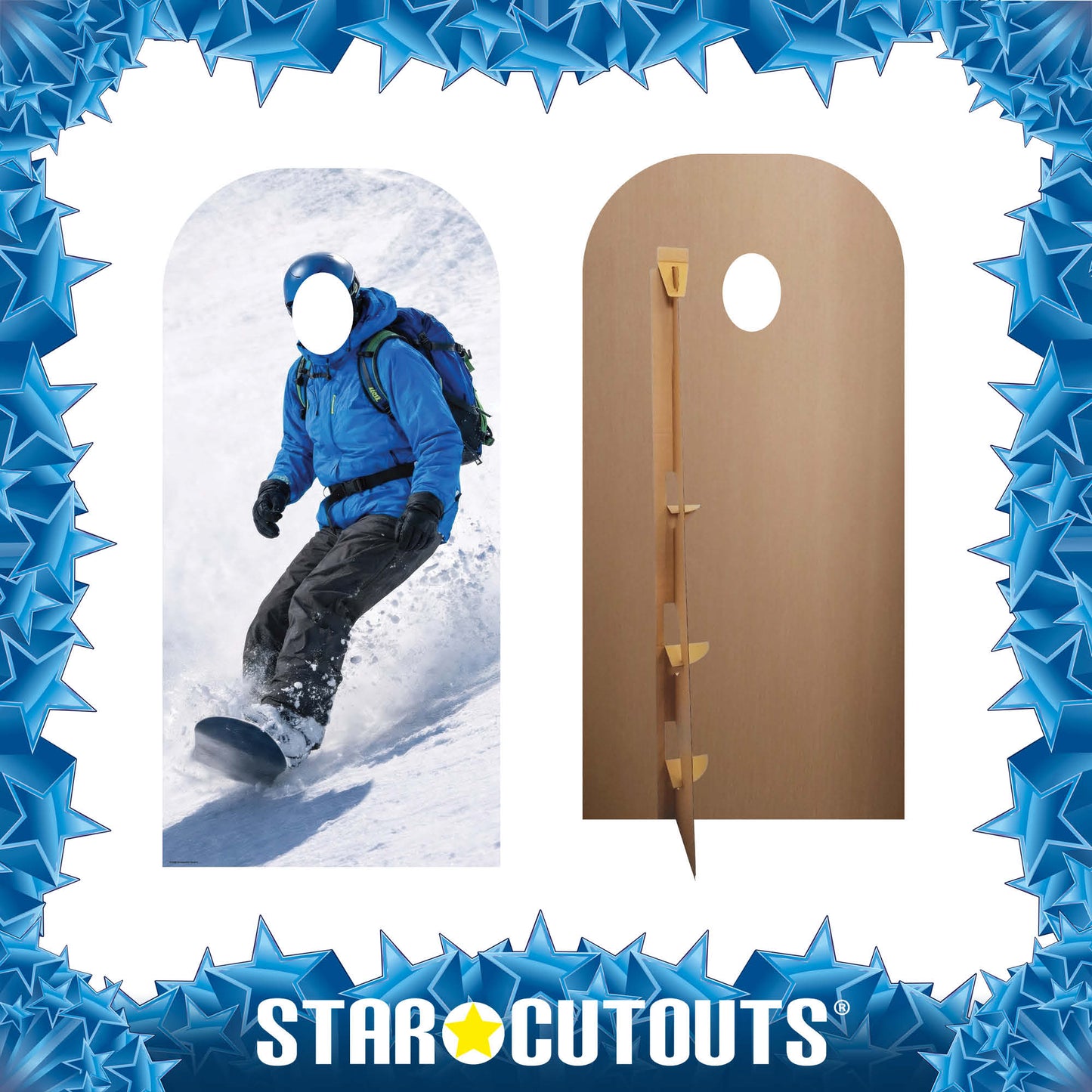 SC4888 Snowboarder Stand-in Cardboard Cutout Height 190cm