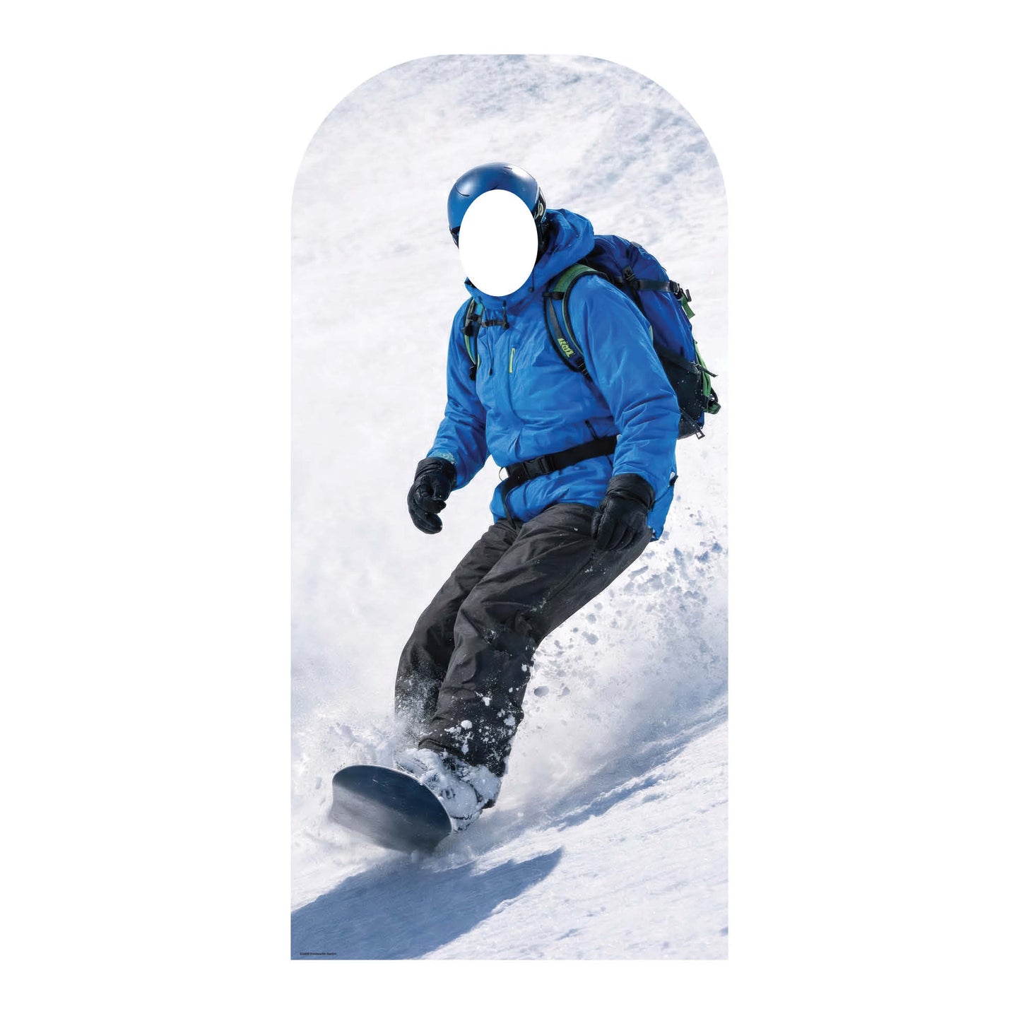 SC4888 Snowboarder Stand-in Cardboard Cutout Height 190cm