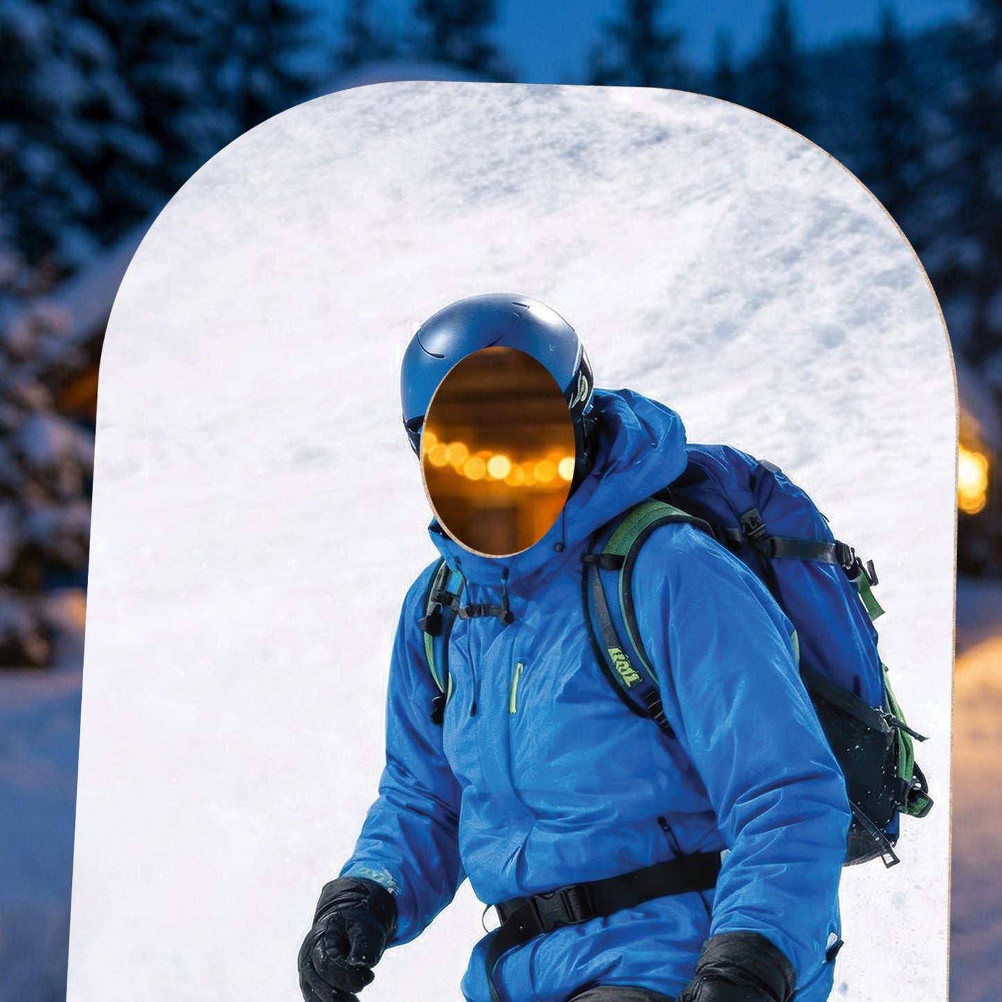 SC4888 Snowboarder Stand-in Cardboard Cutout Height 190cm