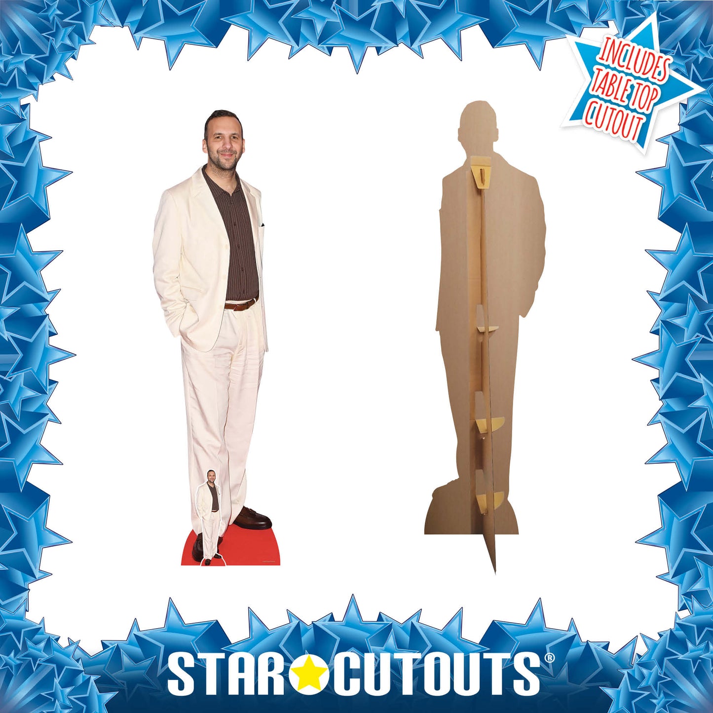 SC4910 Zack Polanski Cardboard Cutout Height 185cm
