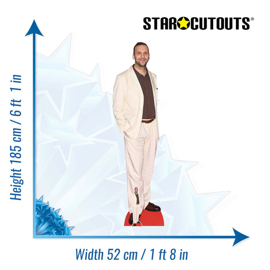 SC4910 Zack Polanski Cardboard Cutout Height 185cm