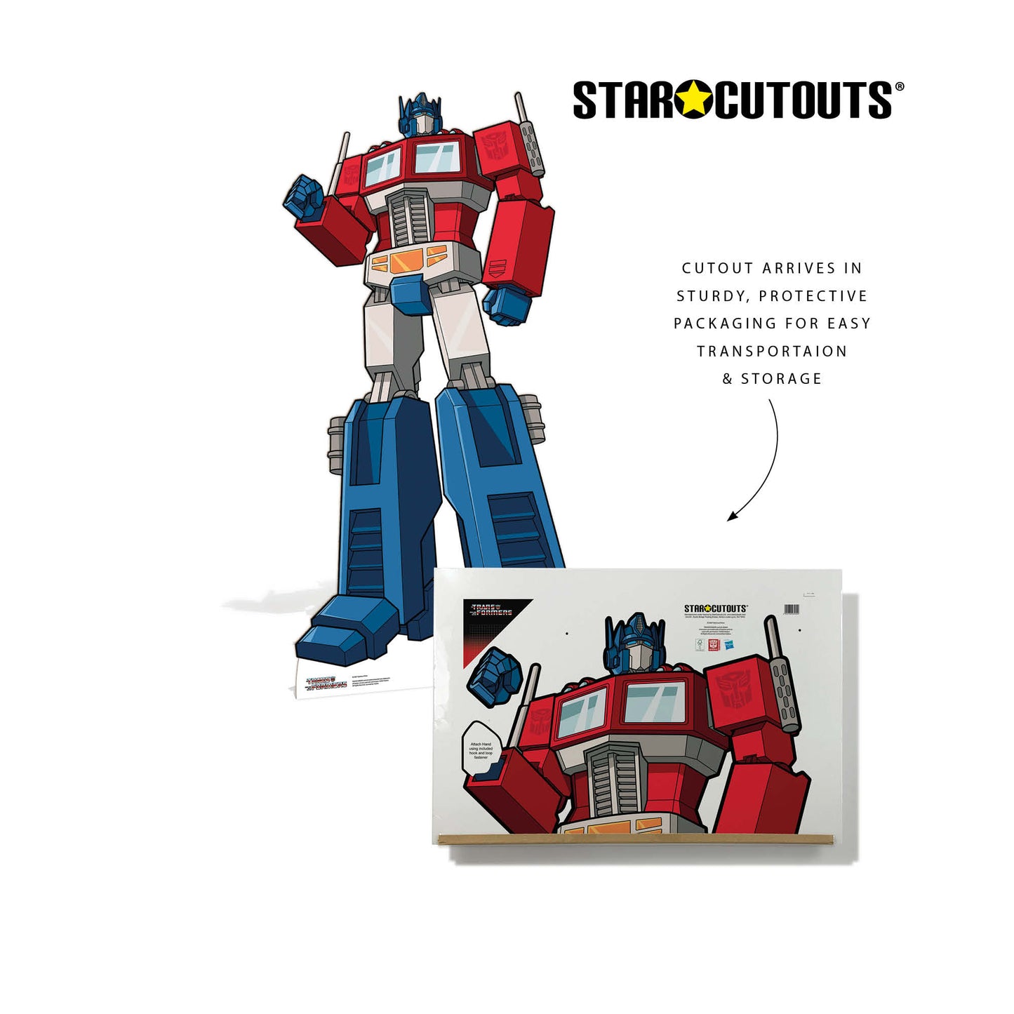 SC4927 Optimus Prime Transformers Animation Cardboard Cutout Height 191cm