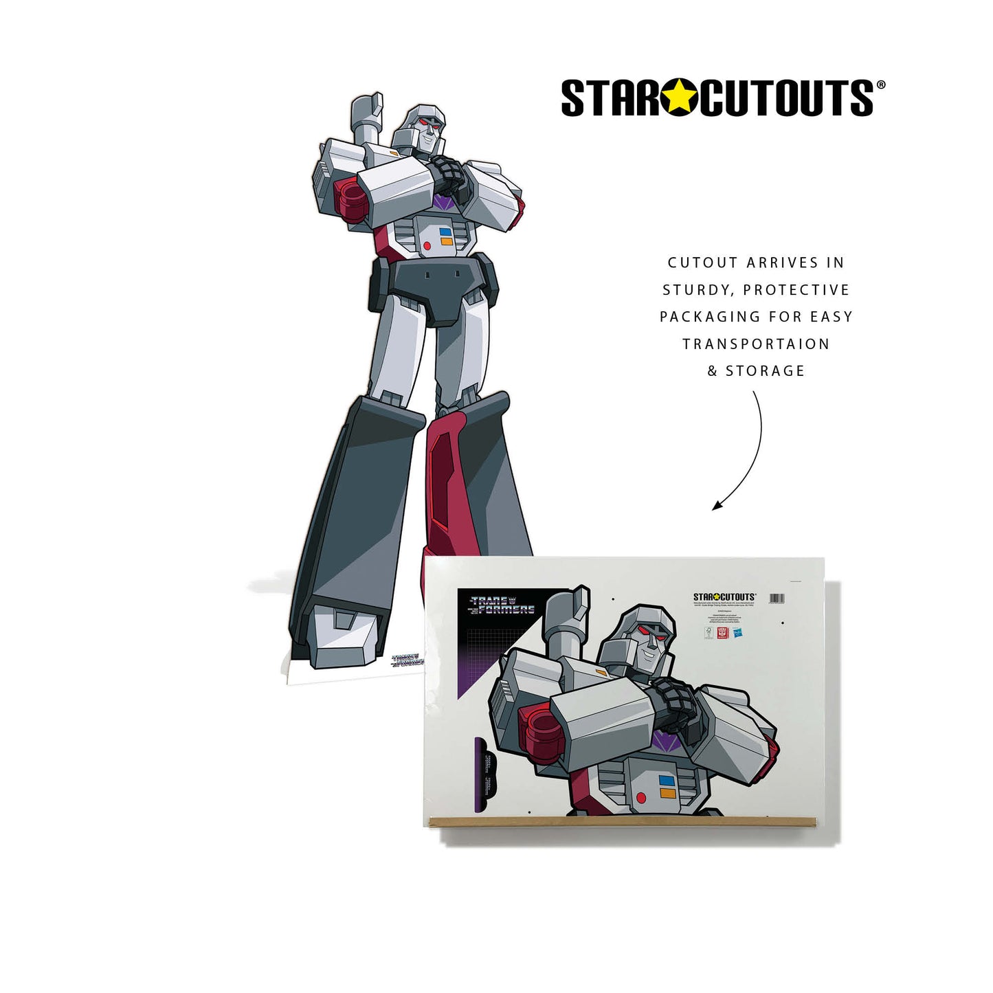SC4928 Megatron Transformers Animation Cardboard Cutout Height 194cm
