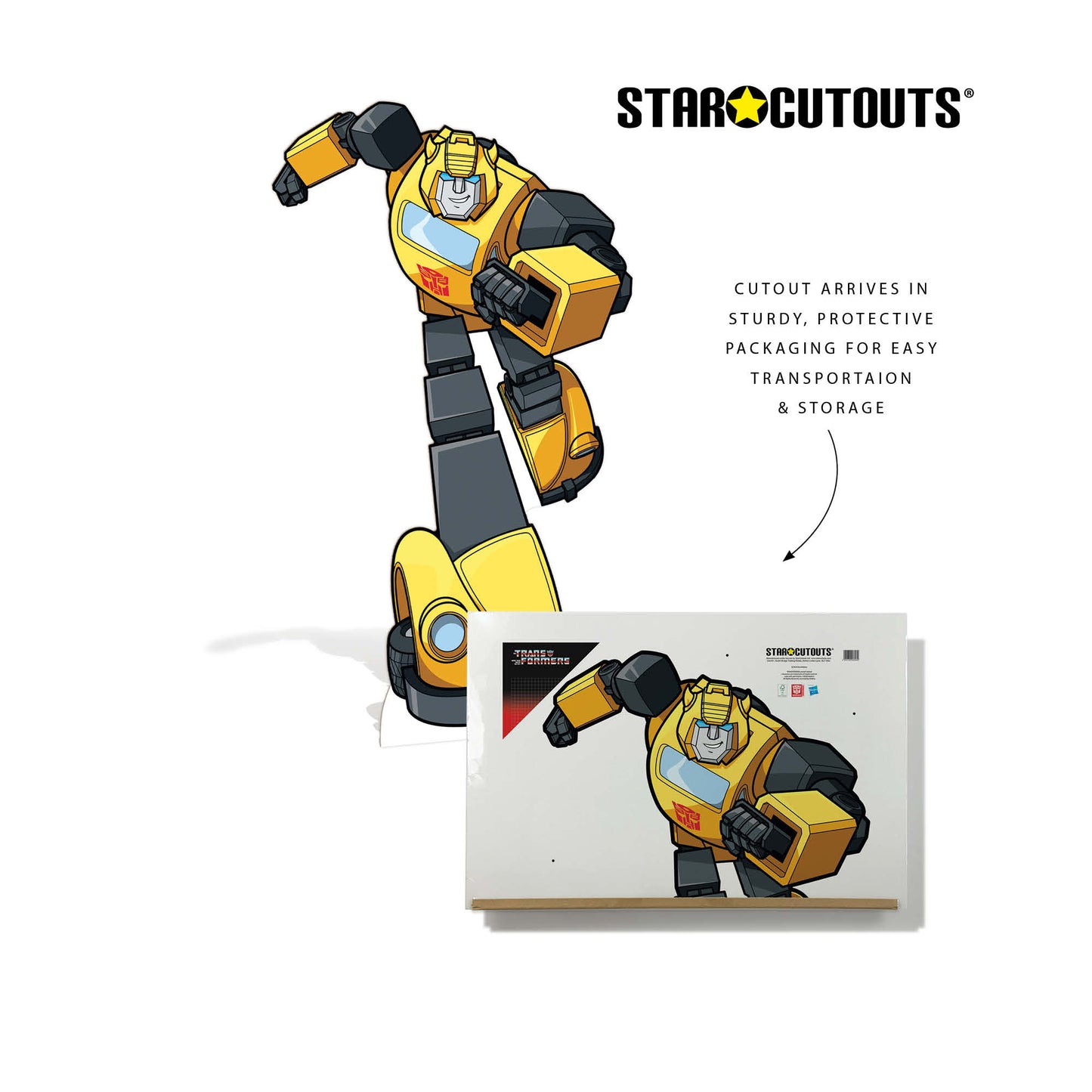 SC4929 Bumblebee Transformers Animation Cardboard Cutout Height 134cm