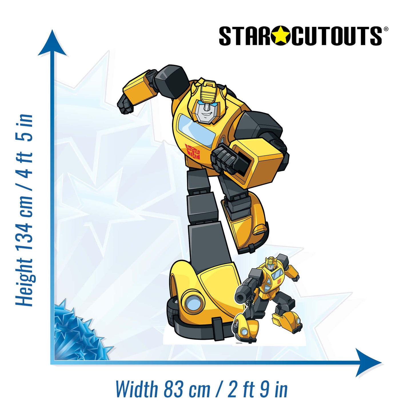 SC4929 Bumblebee Transformers Animation Cardboard Cutout Height 134cm