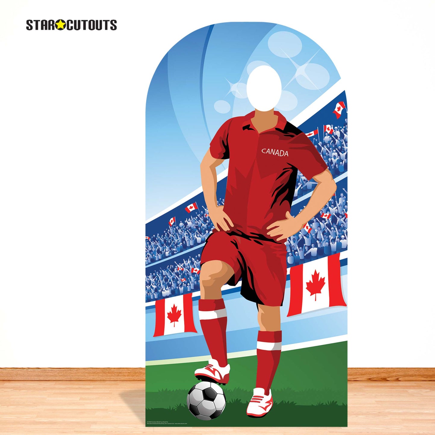 SC4939 Canada World Cup 2026 Football World Tournament Cup Stand-in Cardboard Cutout Height 190cm