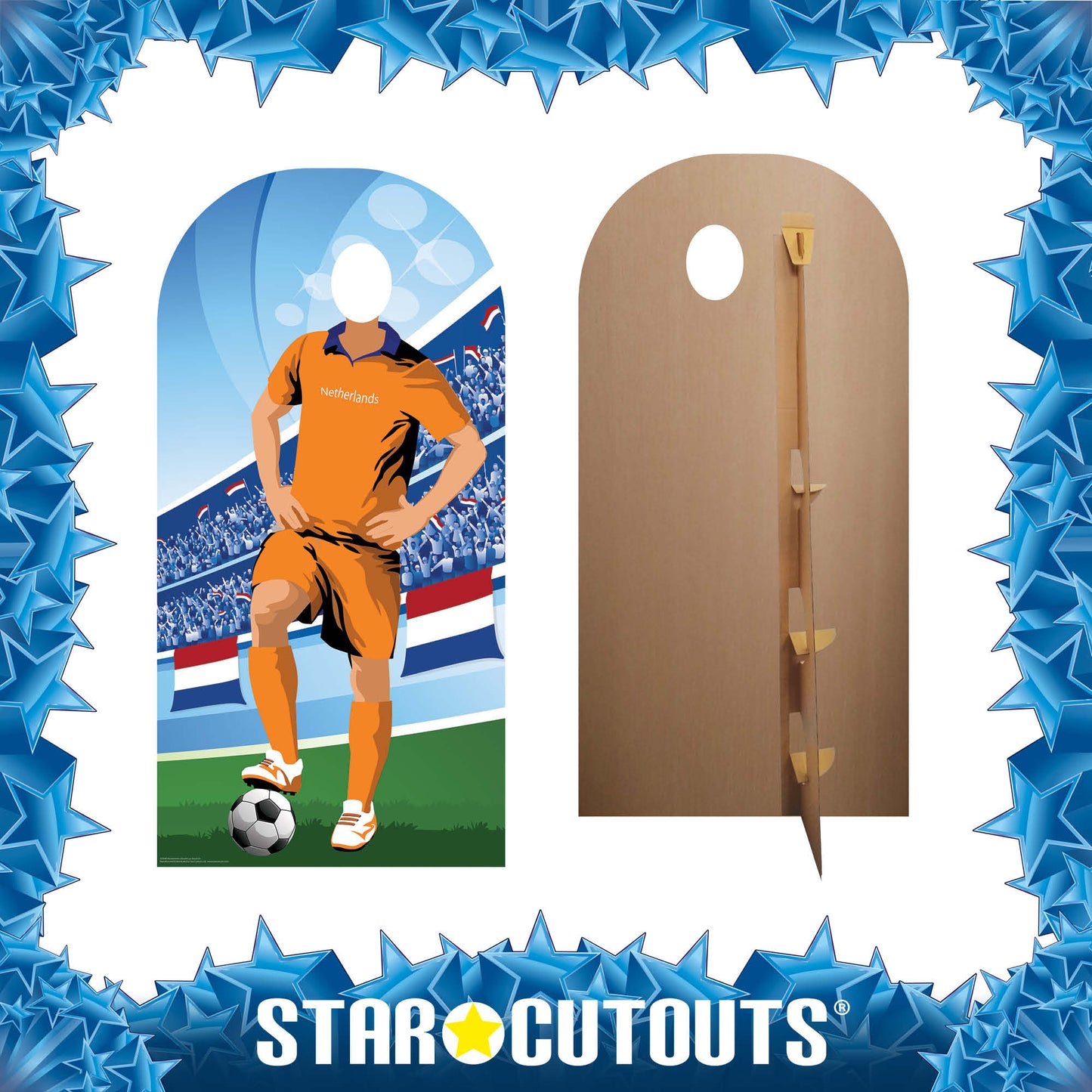 SC4940 Netherlands World Cup 2026  Football World Tournament Cup Stand-in Cardboard Cutout Height 190cm