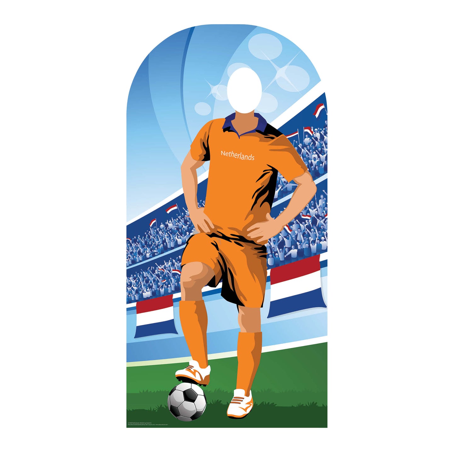 SC4940 Netherlands World Cup 2026  Football World Tournament Cup Stand-in Cardboard Cutout Height 190cm