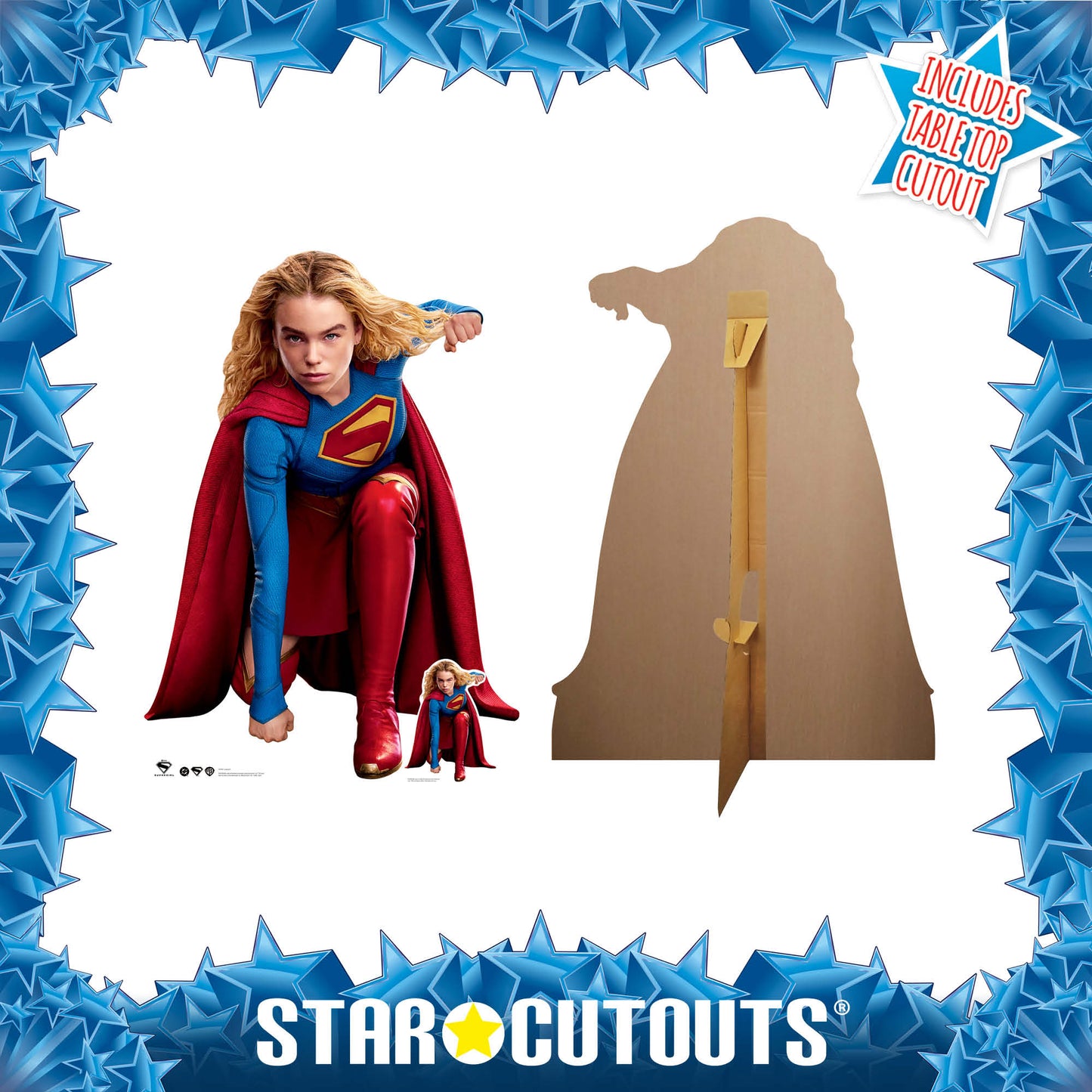 SC4941 Supergirl Crouch / Kara Zor-El  Milly Alcock Find Your Place Cardboard Cutout Height 134cm