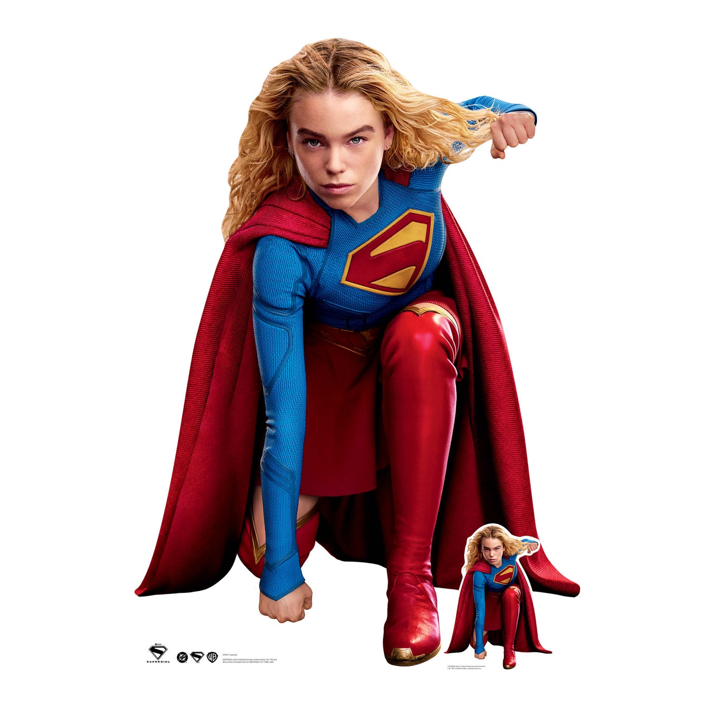 SC4941 Supergirl Crouch / Kara Zor-El  Milly Alcock Find Your Place Cardboard Cutout Height 134cm