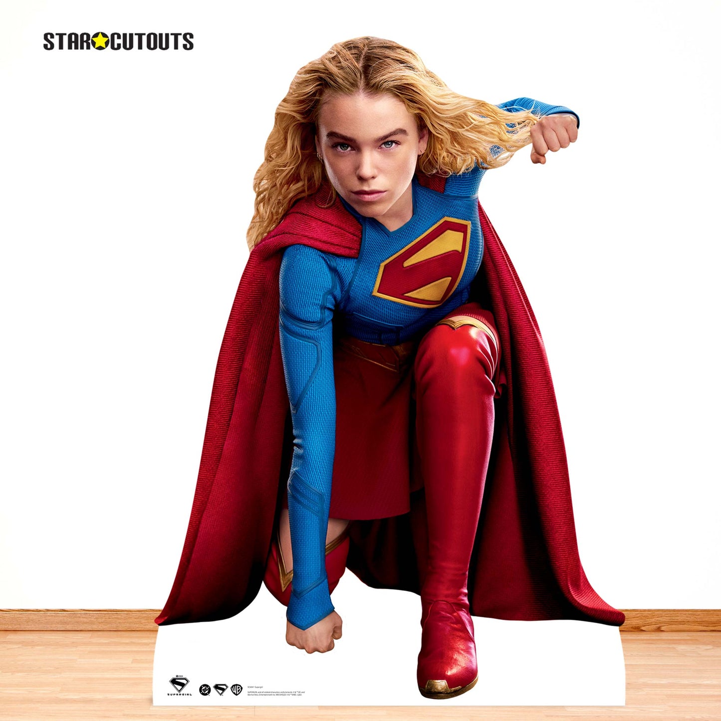 SC4941 Supergirl Crouch / Kara Zor-El  Milly Alcock Find Your Place Cardboard Cutout Height 134cm