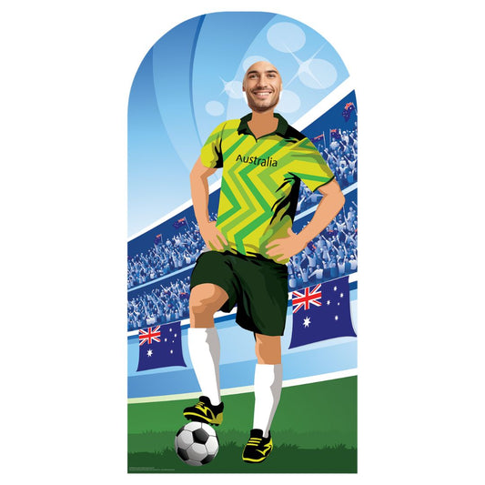 SC4944 Austrailia World Cup 2026 Football World Tournament Cup Stand-in Cardboard Cutout Height 190cm