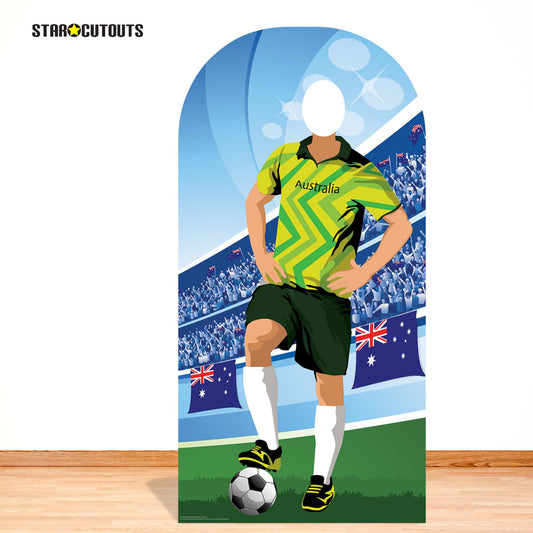 SC4944 Austrailia World Cup 2026 Football World Tournament Cup Stand-in Cardboard Cutout Height 190cm
