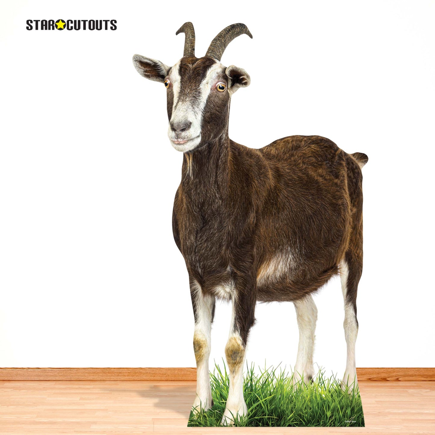 SC4957 Goat Farm Animal Cardboard Cutout Height 133cm Includes Desktop